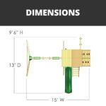 Outing w/ Trapeze Bar Swing Set - Image 22