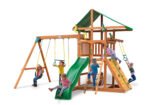 Outing w/ Trapeze Bar Swing Set - Image 7