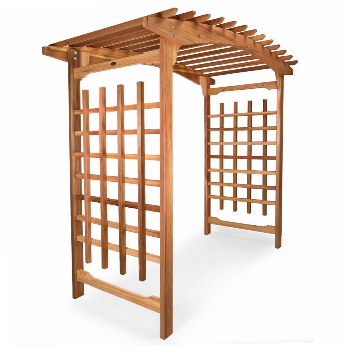 8_Cedar_Garden_Trellis_Arbor_2__00464.1765419797.1280.1280 8' Cedar Walk-Through Garden Arbor - Image 1