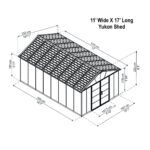 Heavy Duty Yukon Sunlit Garden & Utility Shed - Image 9