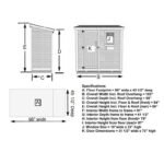 8' x 4' SpaceSaver Storage Shed - Single Door - Image 19