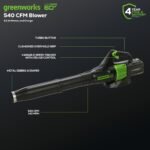 60V 25" Dual Blade Self-Propelled Mower 5-pc Combo Kit, (3) 4.0 Ah Batteries, (1) Single Port Chargers and (1) Dual-Port Charger - Image 8