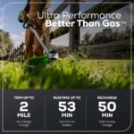 60V 25" SP Mower 3PC Combo Kit, 16" String Trimmer and 610CFM Blower - Image 7