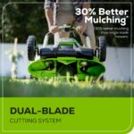 60V 25" Self-Propelled Lawn Mower 4-pc Combo Kit: (2) 4.0 Ah Batteries and Dual-Port Charger - Image 10