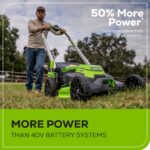 60V 25" Cordless Battery Dual Blade Self-Propelled Lawn Mower w/ Two (2) 4.0Ah Batteries & Dual-Port Charger - Image 5
