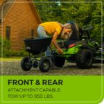 60V 42" Cordless Battery CrossoverT Riding Lawn Mower + Bagger, (6) 8.0 Ah Batteries and (3) Dual-Port Turbo Chargers - Image 8