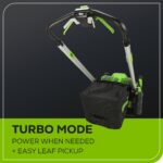 60V 25" Cordless Battery Dual Blade Self-Propelled Lawn Mower w/ Two (2) 4.0Ah Batteries & Dual-Port Charger - Image 8