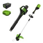 60V 25" Dual Blade Self-Propelled Mower 5-pc Combo Kit, (3) 4.0 Ah Batteries, (1) Single Port Chargers and (1) Dual-Port Charger - Image 7