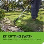 60V 25" Dual Blade Self-Propelled Mower 5-pc Combo Kit, (3) 4.0 Ah Batteries, (1) Single Port Chargers and (1) Dual-Port Charger - Image 12