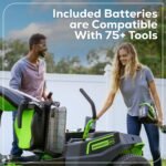 60V 42" Electric CrossoverZ Zero Turn Mower with (4) 8 Ah Batteries and (2) Dual-Port Turbo Chargers - Image 19