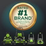 60V 42" Cordless Battery CrossoverT Riding Lawn Mower: (6) 8.0 Ah Batteries and (3) Dual-Port Turbo Chargers - Image 4