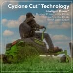 60V 42" Electric CrossoverZ Zero Turn Mower with (4) 8 Ah Batteries and (2) Dual-Port Turbo Chargers - Image 6