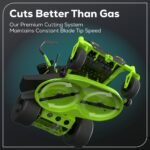 60V 42" Electric CrossoverZ Zero Turn Mower with (4) 8 Ah Batteries and (2) Dual-Port Turbo Chargers - Image 7