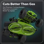 60V 42" Cordless Battery CrossoverT Riding Lawn Mower, (4) 8.0 Ah Batteries and (2) Dual-Port Turbo Chargers - Image 6