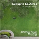 60V 42" Cordless Battery CrossoverT Riding Lawn Mower, (4) 8.0 Ah Batteries and (2) Dual-Port Turbo Chargers - Image 7