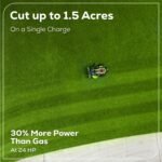 60V 42" Electric CrossoverZ Zero Turn Mower with (4) 8 Ah Batteries and (2) Dual-Port Turbo Chargers - Image 8