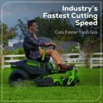60V 42" Electric CrossoverZ Zero Turn Mower with (4) 8 Ah Batteries and (2) Dual-Port Turbo Chargers - Image 9