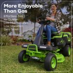 60V 30” CrossoverT Riding Lawn Tractor with (2) 8.0 Ah, (2) 4.0 Ah Batteries & 600-Watt Charger - Image 10