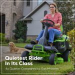 60V 30” CrossoverT Riding Lawn Tractor with (2) 8.0 Ah, (2) 4.0 Ah Batteries & 600-Watt Charger - Image 11