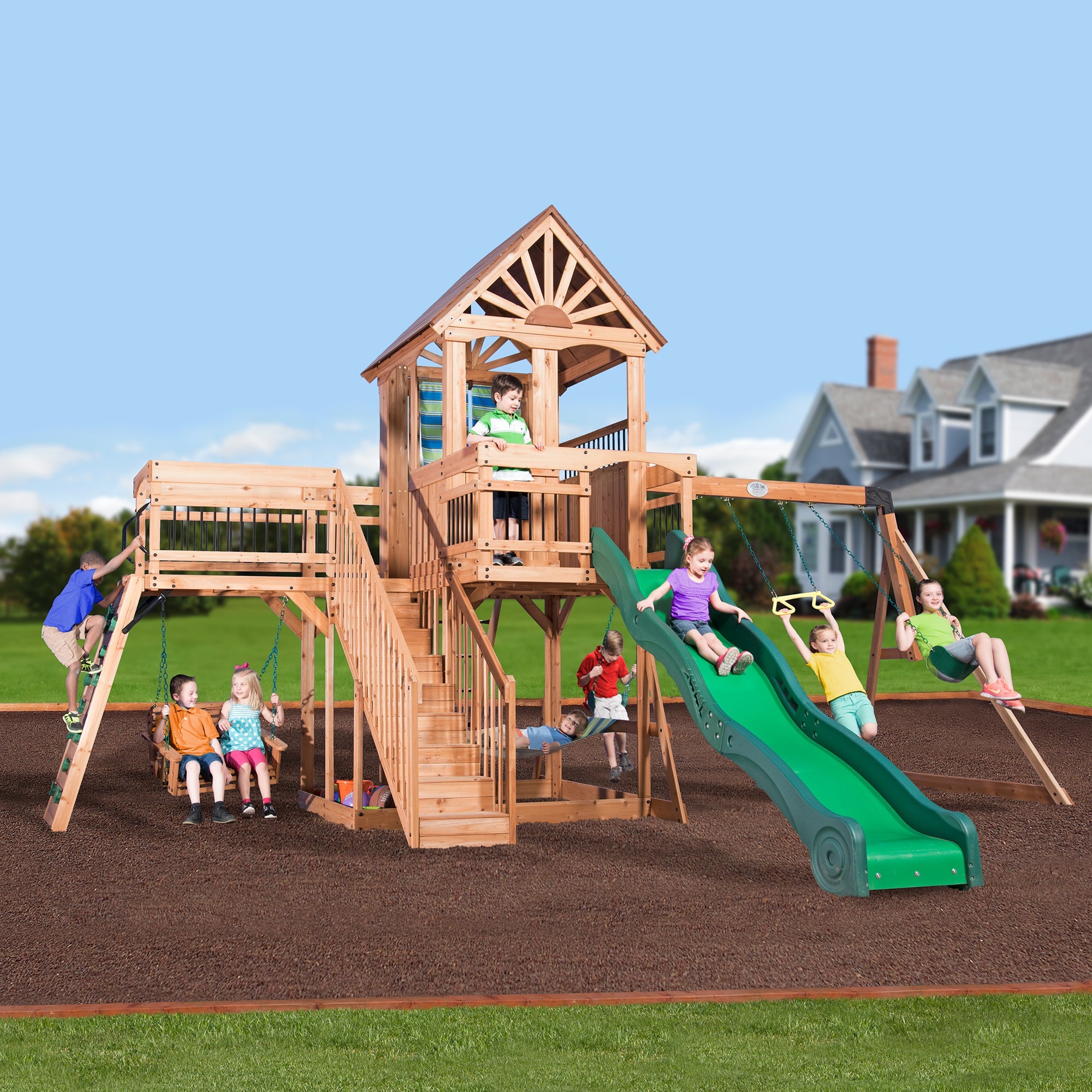 Caribbean-Main Caribbean Swing Set - Image 1