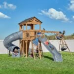 Dover Bay Swing Set with Tube Slide