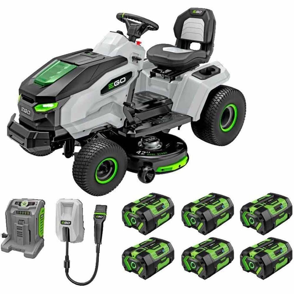 EGO-TR4204_01_77d8c268-e3c4-4d13-b957-b4e510387dec EGO TR4204 42" Tractor Kit (6*6Ah, 700Charger+ACA1000) - Image 1