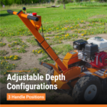 Brave BRPT18 18" Trencher Shark Chain w/ Honda GX200 Engine - Image 2