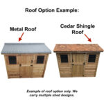 6' x 6' Maximizer Cedar Storage Shed - Image 13