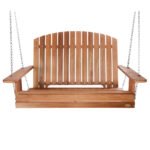 Cedar Patio Garden Pergola & Hanging Swing Set - Image 3