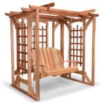 Cedar Pergola Garden Arbor - Image 3
