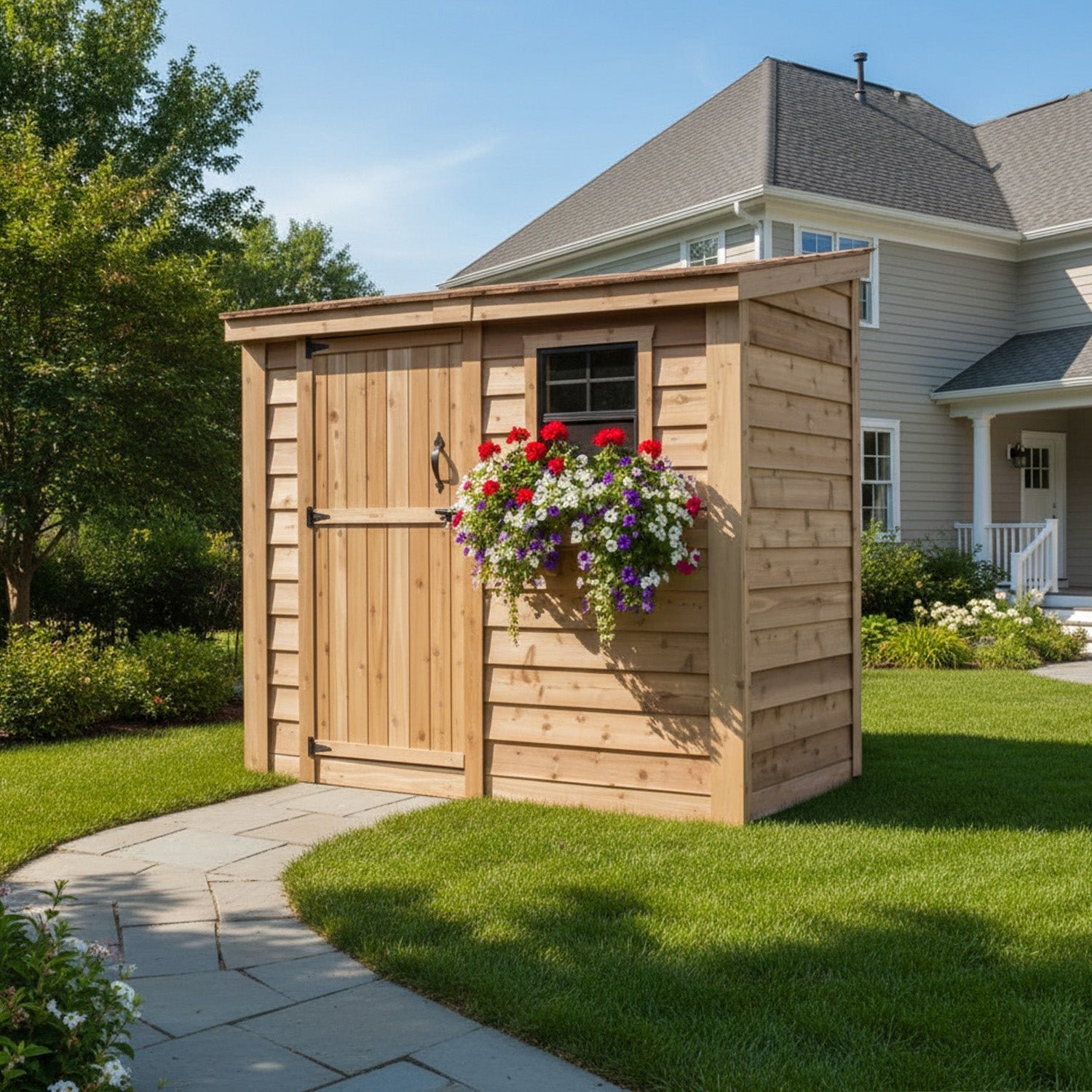 8' x 4' SpaceSaver Storage Shed - Single Door - Image 8