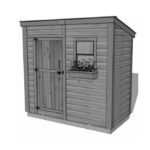 8' x 4' GardenSaver Storage Shed - Single Door - Image 12