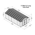 Heavy Duty Yukon Sunlit Garden & Utility Shed - Image 10