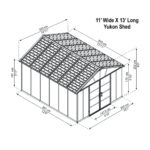 Heavy Duty Yukon Sunlit Garden & Utility Shed - Image 8
