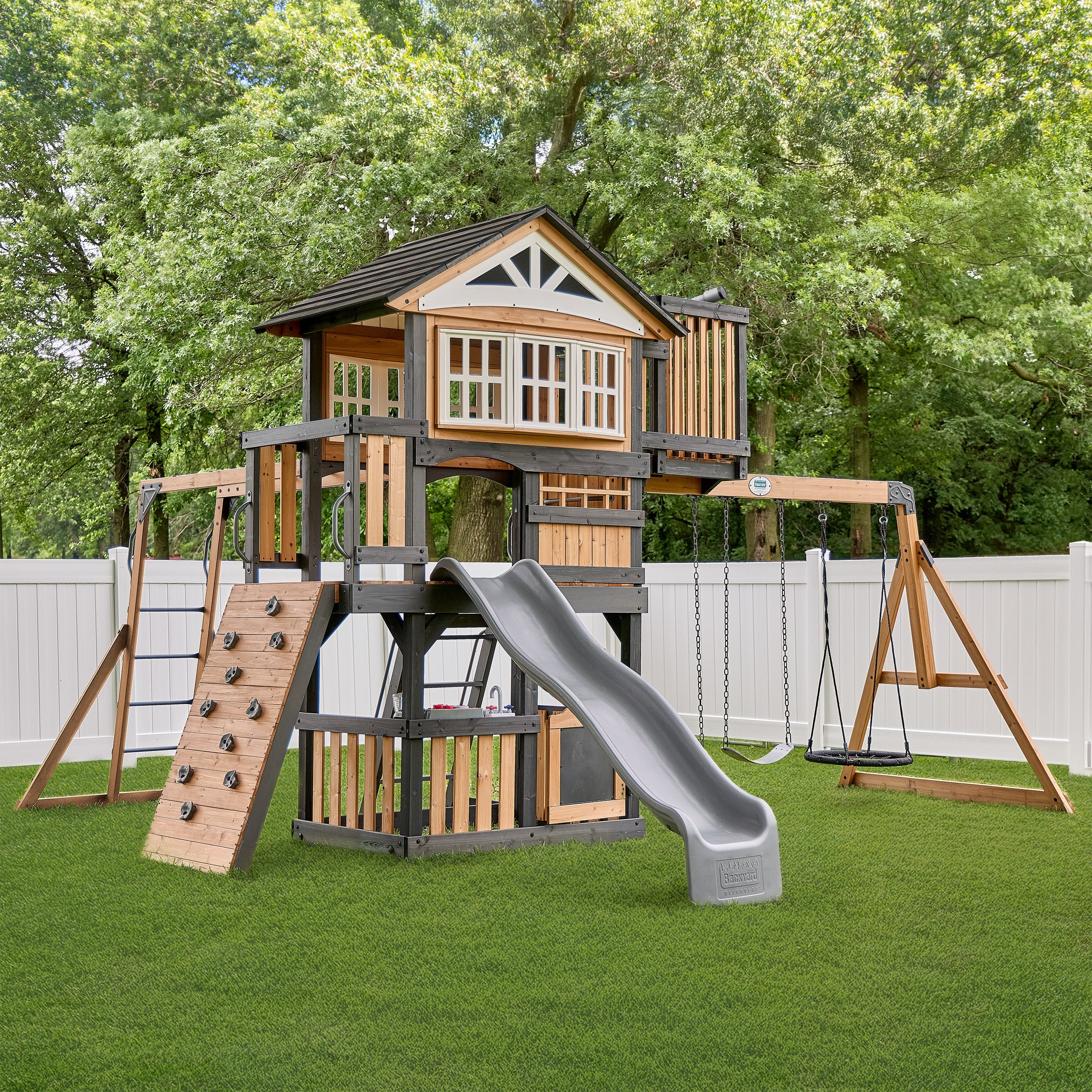 lgcbppgpwugnj36xpown Rosewood Falls Swing Set - Image 1