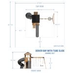 Dover Bay Swing Set with Tube Slide - Image 2