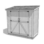 8' x 4' SpaceSaver Storage Shed - Double Doors - Image 18
