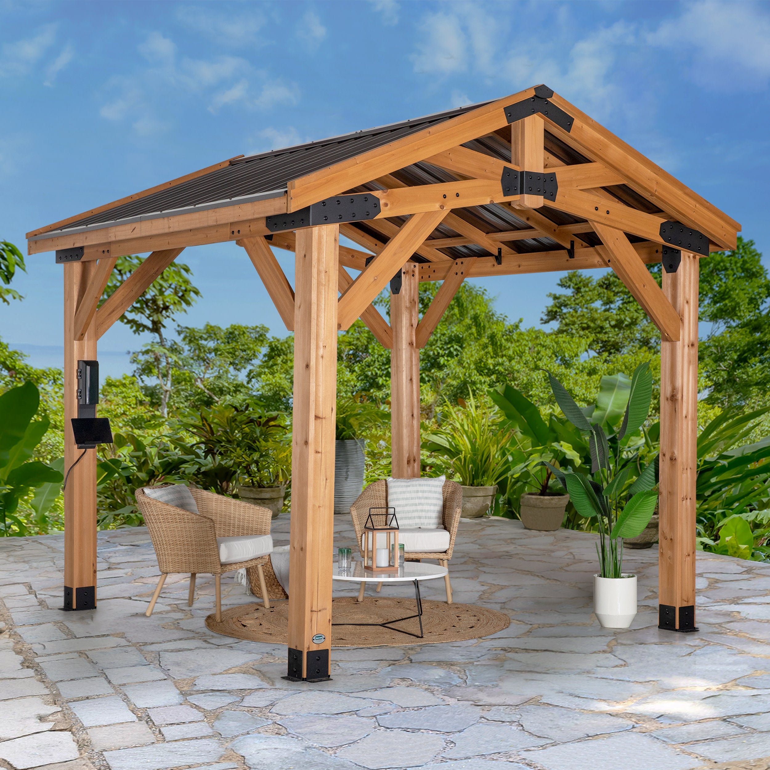 rjzybej32bdgvmoumz2i 10x10 Norwood Gazebo - Image 1