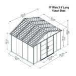 Heavy Duty Yukon Sunlit Garden & Utility Shed - Image 7