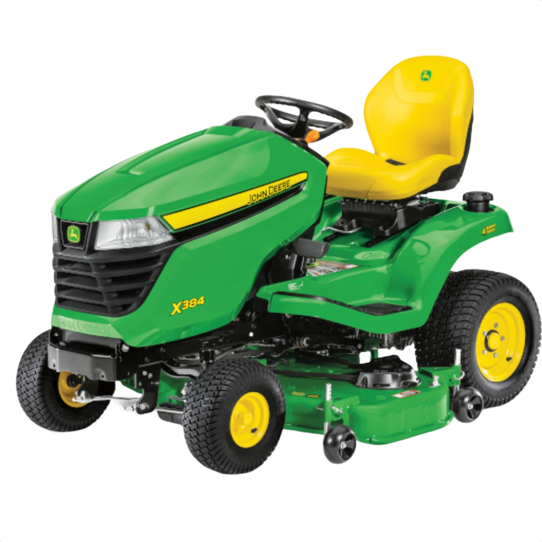 1dec99304f412374fc29f4948bbadd735b6cda25_JDX38448_1_H John Deere X384 Lawn Tractor with 48-in. Deck - Image 1