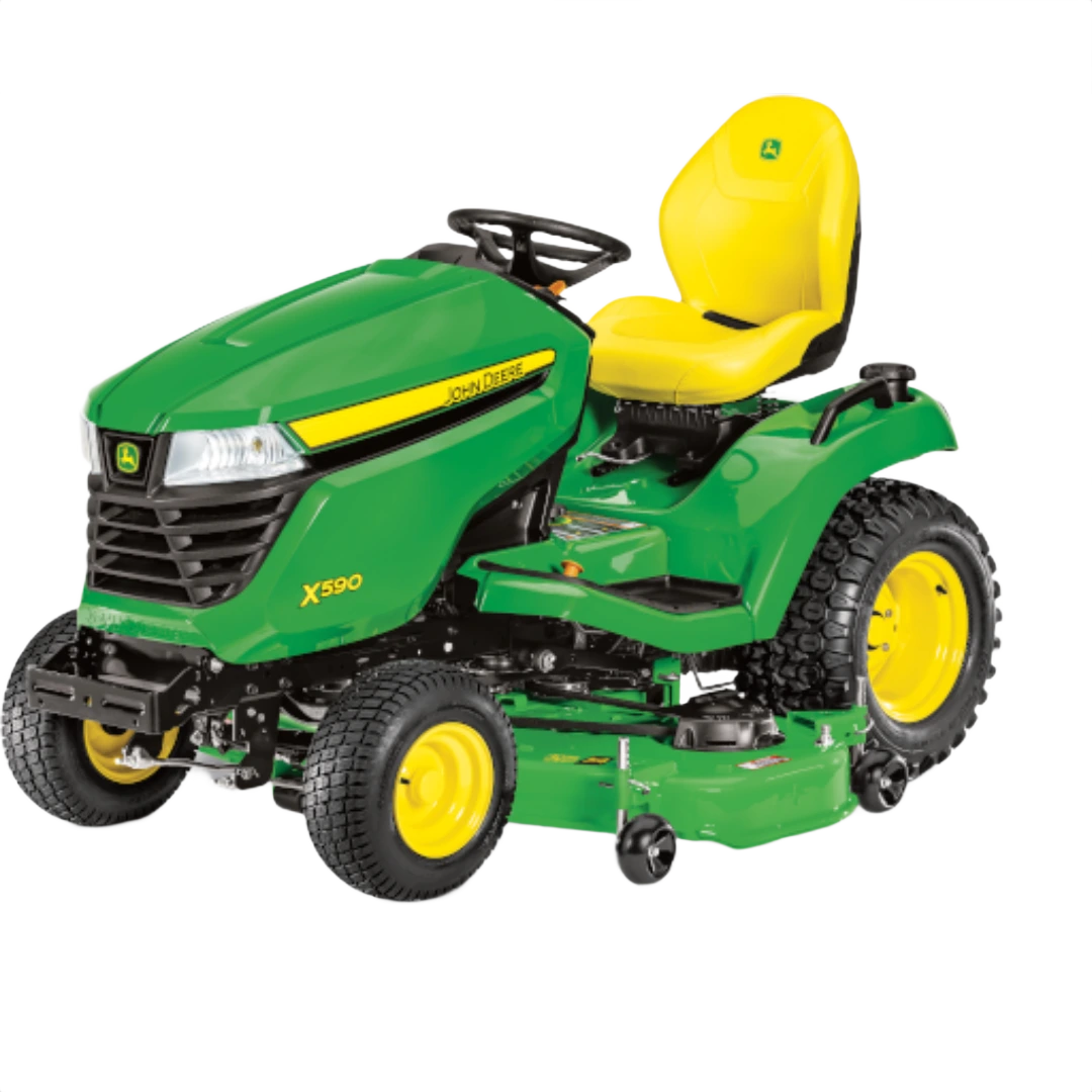 72cdf4cc778b6f5c1a76d86edb291a511311c261_JDX59054_1_H John Deere X590 Lawn Tractor with 54-In. Deck - Image 1