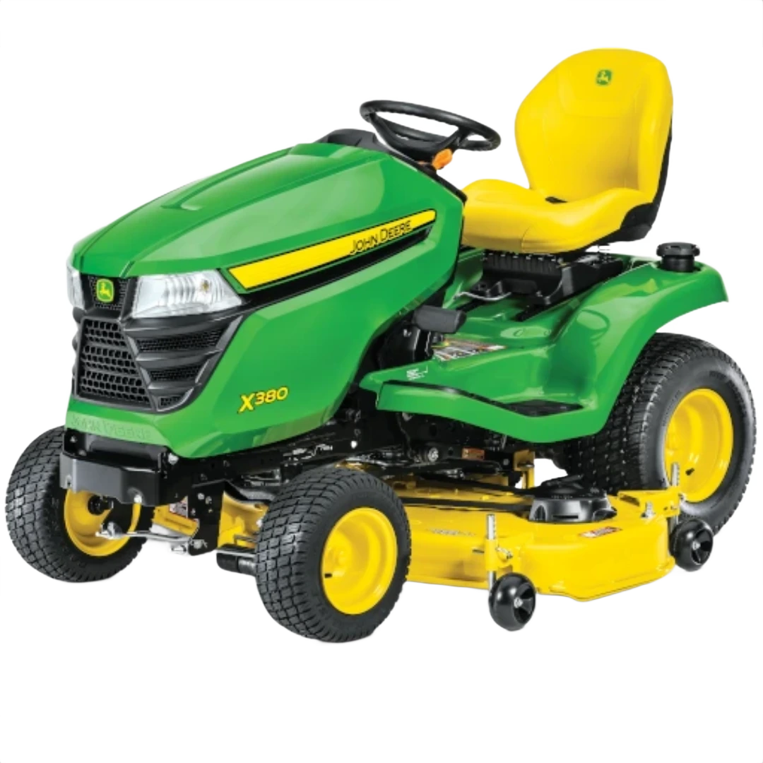 b7ccdb67879a53beeab21e2b76eb1228be707a37_JDX38054_1_H John Deere X380 Lawn Tractor with 54-In. Accel Deep Deck - Image 1