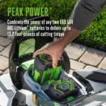 POWER+ Mower 30" Super Composite Deck with Dual Motors Kit (Two 6Ah Batteries) - Image 4
