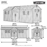 Lifetime 20 ft x 8 ft Outdoor Storage Shed - 60456 - Image 29
