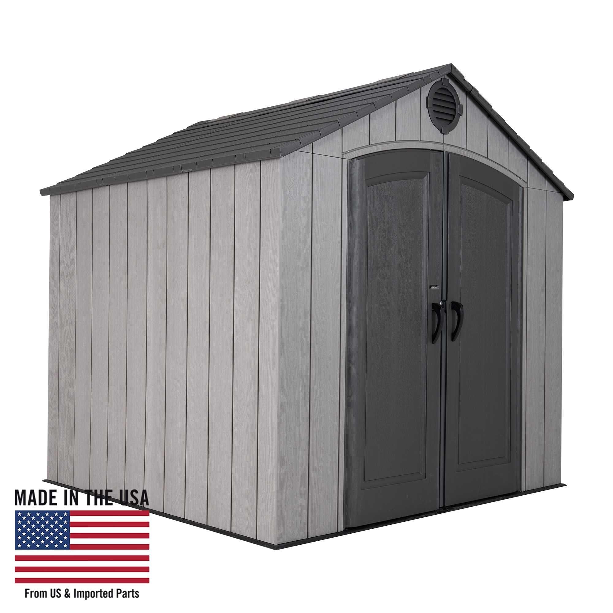 Lifetime 8 Ft. X 7.5 Ft. Outdoor Storage Shed - 60354 - Image 18