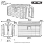 Lifetime 8 ft x 15 ft Outdoor Storage Shed - 60394 - Image 36