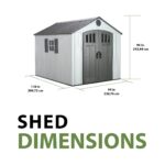Lifetime 8 x 10 ft. Outdoor Storage Shed - 60202 - Image 9