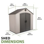 Lifetime 8 x 5 ft. Shed - 6418 - Image 13
