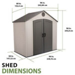 Lifetime 8 x 5 ft. Shed - 6406 - Image 15