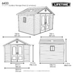 Lifetime 11 Ft. X 11 Ft. Outdoor Storage Shed - 6433 - Image 3